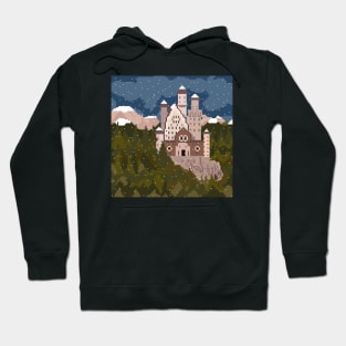 First snowfall in the castle Hoodie